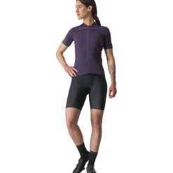 Castelli Anima 4 Fietsshirt met Korte Mouwen Dames - night shade 502