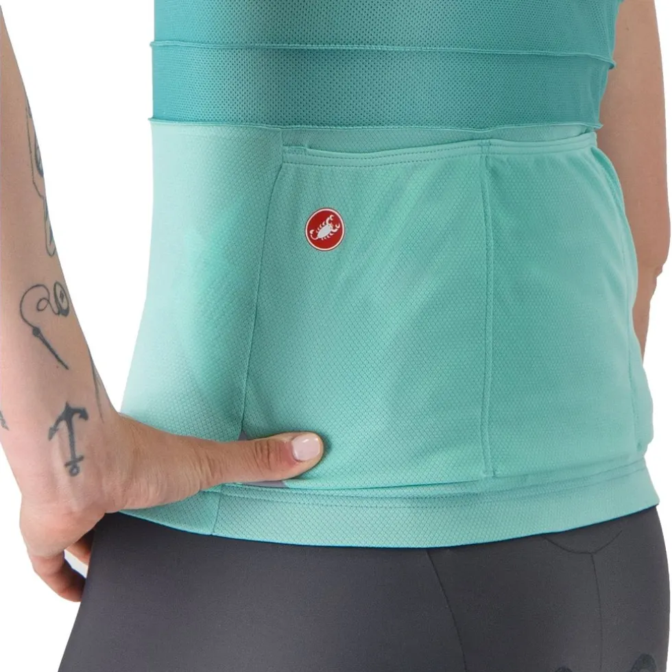 Castelli Anima 4 Shirt zonder Mouwen Dames - pool blue 457