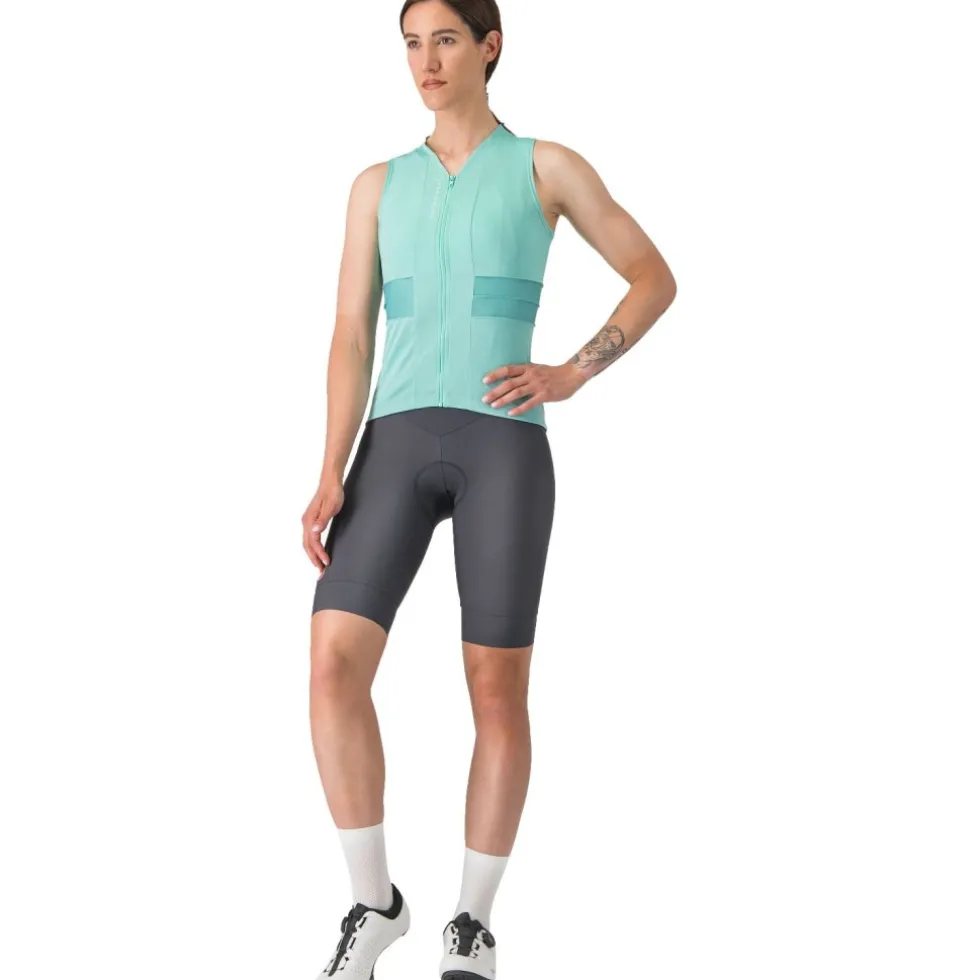 Castelli Anima 4 Shirt zonder Mouwen Dames - pool blue 457