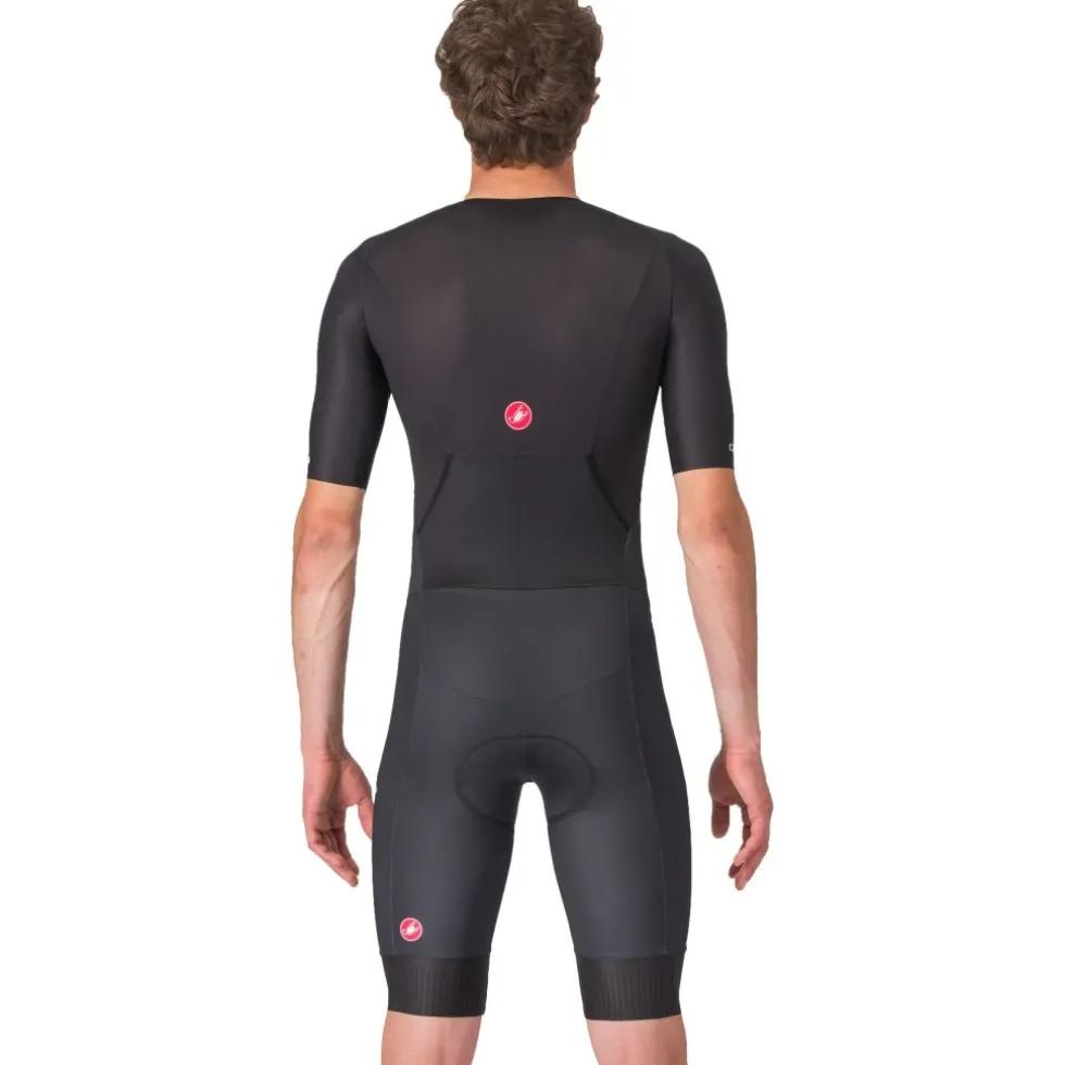 Castelli Core Tri Racebody Korte Mouw Heren - zwart 010