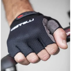 Castelli Entrata V Handschoenen met Korte Vingers - light black 085