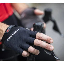 Castelli Entrata V Handschoenen met Korte Vingers - light black 085