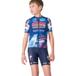 Castelli Fietsshort Team Soudal Quick-Step Kinder - belgian blue 424