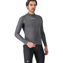 Castelli Flanders 2 Hemd met Lange Mouwen Heren - grijs 008