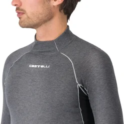 Castelli Flanders 2 Hemd met Lange Mouwen Heren - grijs 008