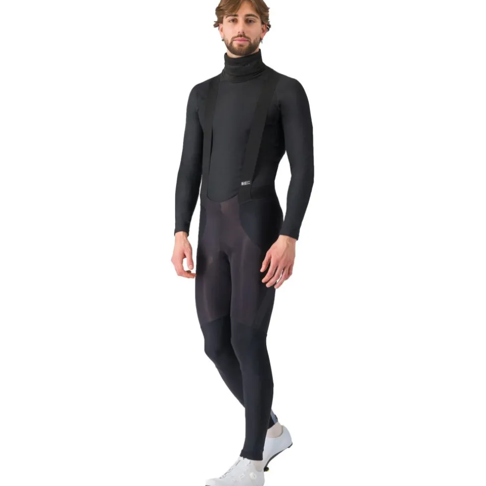 Castelli Flanders 2 High Neck Warmer Hemd met Lange Mouwen Heren - zwart 010