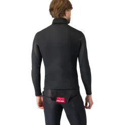 Castelli Flanders 2 High Neck Warmer Hemd met Lange Mouwen Heren - zwart 010