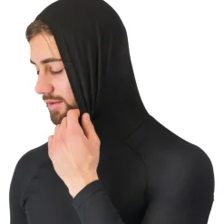 Castelli Flanders 2 High Neck Warmer Hemd met Lange Mouwen Heren - zwart 010