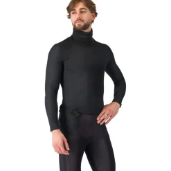 Castelli Flanders 2 High Neck Warmer Hemd met Lange Mouwen Heren - zwart 010
