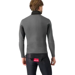 Castelli Flanders 2 High Neck Warmer Hemd met Lange Mouwen Heren - grijs 008