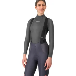 Castelli Flanders 2 Warm Hemd met Lange Mouwen Dames - grijs 008
