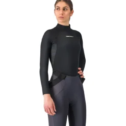 Castelli Flanders 2 Warm Hemd met Lange Mouwen Dames - zwart 010