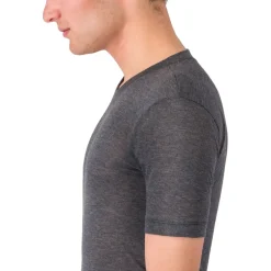 Castelli Medio Hemd met Korte Mouwen Heren - melange grey 006