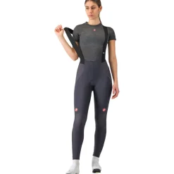 Castelli Medio Hemd met Korte Mouwen Dames - melange grey 006