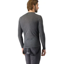 Castelli Medio Hemd met Lange Mouwen Heren - melange grey 006
