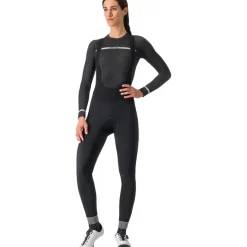 Castelli Merino Seamless Hemd met Lange Mouwen Dames - zwart 010