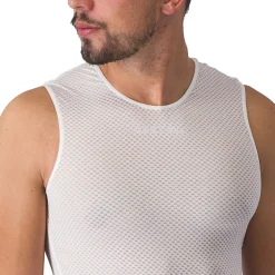 Castelli Pro Mesh 2.0 Hemd zonder Mouwen Heren - wit 001