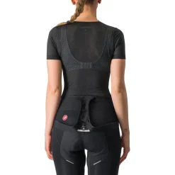 Castelli Pro Mesh Hemd met Korte Mouwen Dames - zwart 010