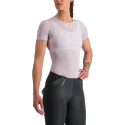 Castelli Pro Mesh Hemd met Korte Mouwen Dames - purple mist 538