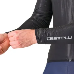 Castelli Squall Shell Jas Heren - light black/silver grey 085