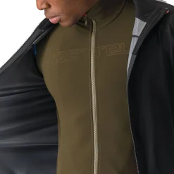 Castelli Ultra Regenjas Heren - black/silver reflex 010