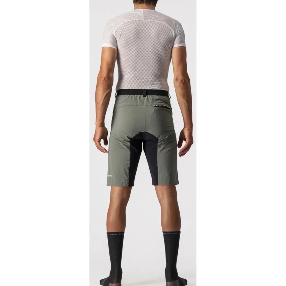 Castelli Unlimited Baggy Fietsshort Heren - forest grey 089