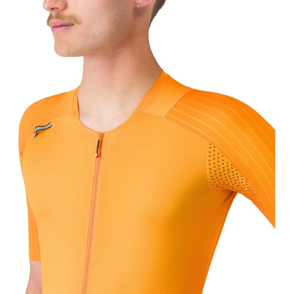 Castelli Unlimited Speedsuit Heren - vivid orange/hot sauce-black 863