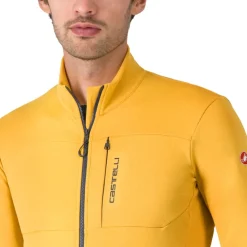 Castelli Unlimited Trail 2 Fietsshirt met Lange Mouwen Heren - goldenrod/dark grey 775