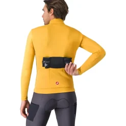 Castelli Unlimited Trail 2 Fietsshirt met Lange Mouwen Heren - goldenrod/dark grey 775