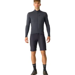 Castelli Unlimited Trail 2 Fietsshirt met Lange Mouwen Heren - dark grey 030