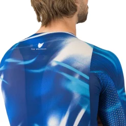 Castelli Wolfpack Rave 8S Fietsshirt met Korte Mouwen Heren - blauw/rood 050