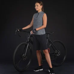 Chiba Baggy Light Fietsshort Dames - zwart