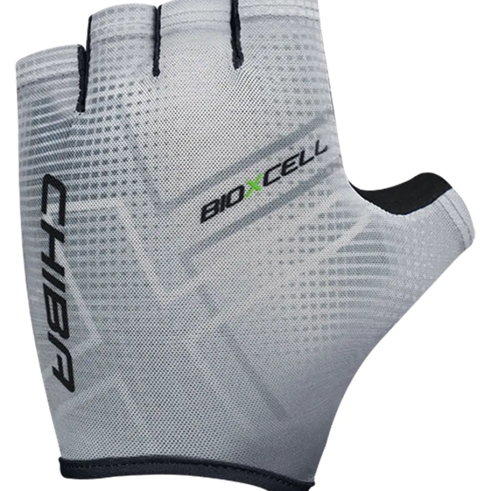Chiba BioXCell Tan Through Handschoenen met Korte Vingers - white/black