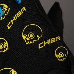 Chiba Bones Fietshandschoenen Kinderen - schwarz/oceano