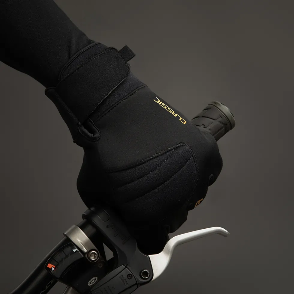 Chiba Classic Fietshandschoenen - zwart/goud