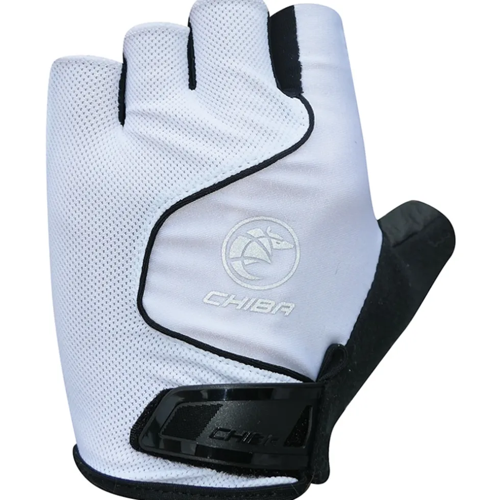 Chiba Cool Air Handschoenen met Korte Vingers - wit