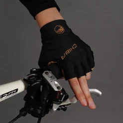 Chiba Eco Pro Handschoenen met Korte Vingers - zwart