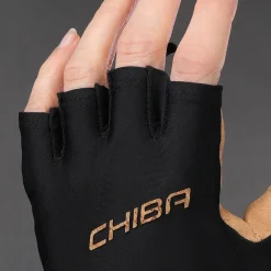 Chiba Eco Pro Handschoenen met Korte Vingers - zwart