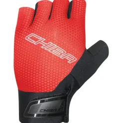 Chiba Ergo Superlight Handschoenen met Korte Vingers - rood