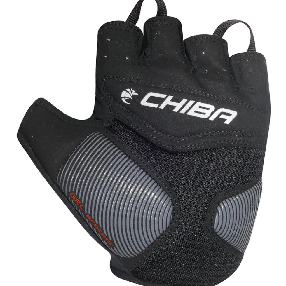 Chiba Gel Air Handschoenen met Korte Vingers - rood