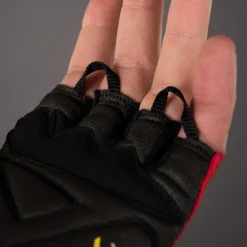 Chiba Gel Comfort Handschoenen met Korte Vingers - rood