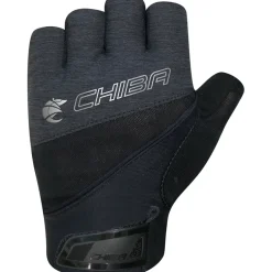 Chiba Gel Premium III Handschoenen met Korte Vingers Dames - zwart/zwart