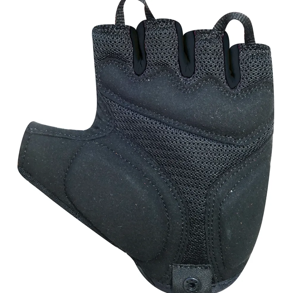 Chiba Gel Premium III Handschoenen met Korte Vingers Dames - zwart/zwart