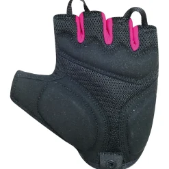Chiba Gel Premium III Handschoenen met Korte Vingers Dames - zwart/roze