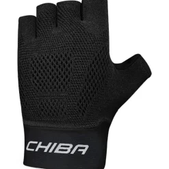 Chiba Gel Super Comfort Handschoenen met Korte Vingers - black