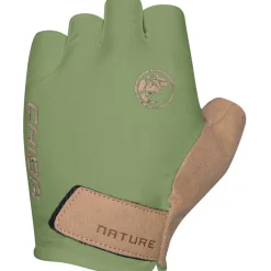 Chiba Nature Eco Handschoenen met Korte Vingers - olijf