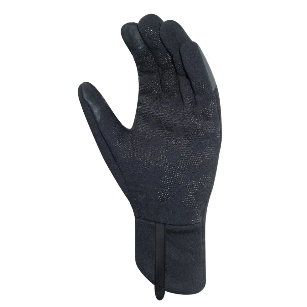 Chiba Polarfleece Fietshandschoenen - zwart