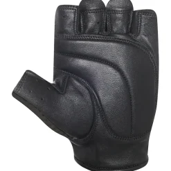 Chiba Pure Nature Handschoenen met Korte Vingers - black/black