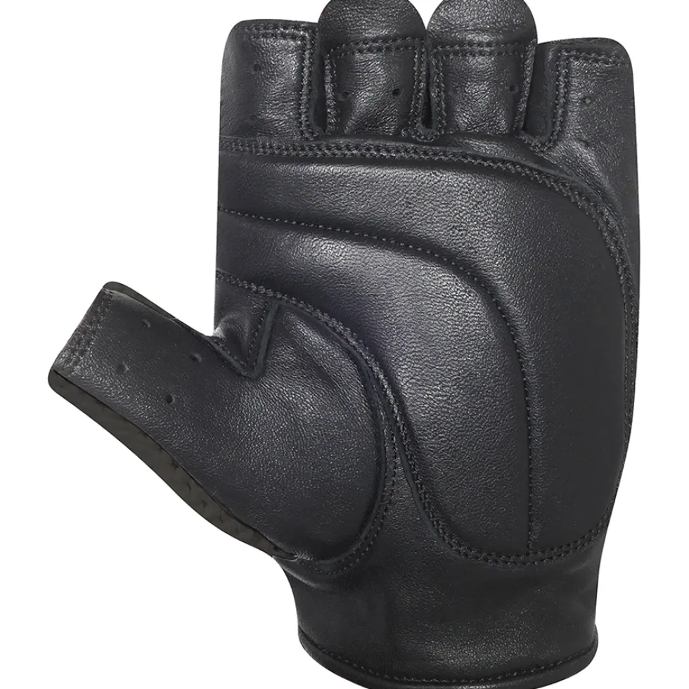 Chiba Pure Nature Handschoenen met Korte Vingers - black/black