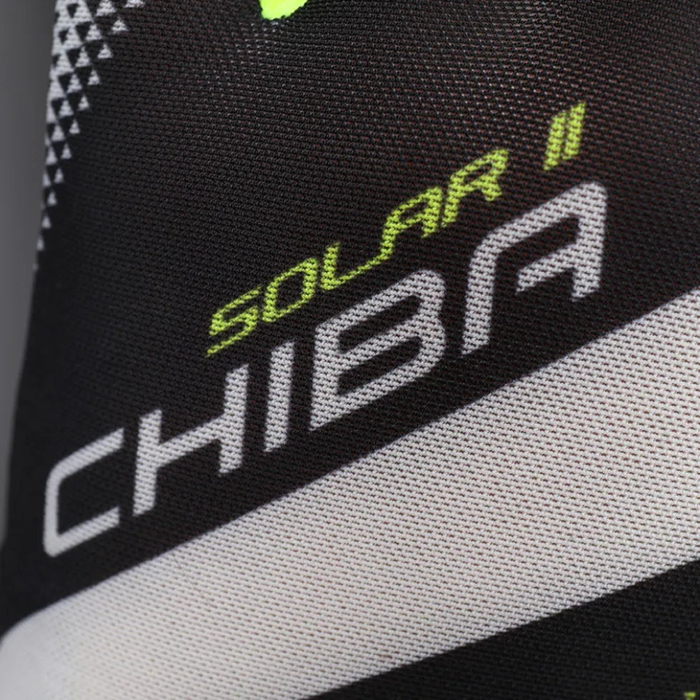 Chiba Solar II Handschoenen met Korte Vingers - black/neon yellow